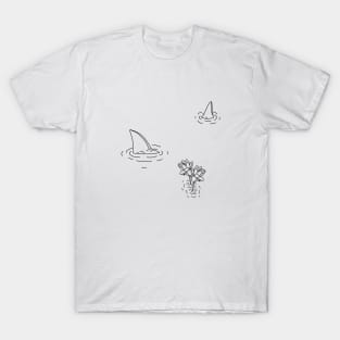 Sharks and Flowers T-Shirt